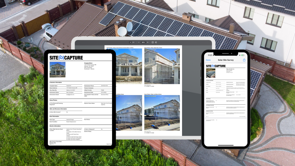 Custom PDF reporting for renovation project management with SiteCapture
